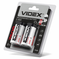 Акумулятори Videx HR20/D 7500mAh double blister/2шт 12/96