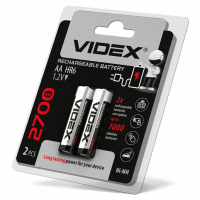 Акумулятори Videx HR6/AA 2700mAh double blister/2шт  20/200