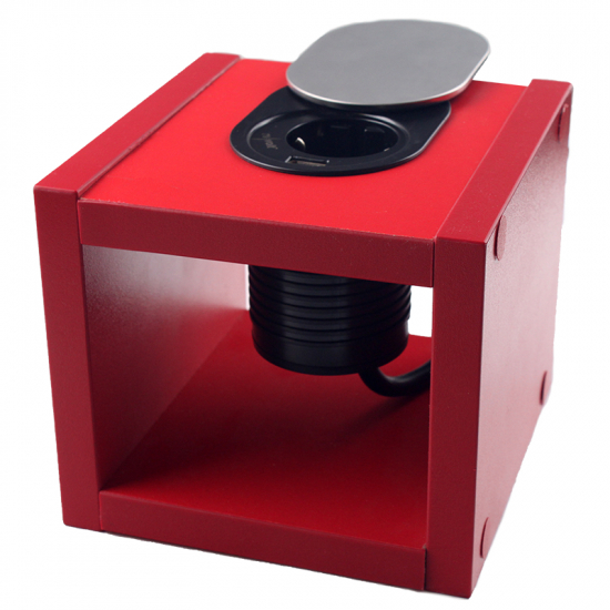 EH-AR-304 Меблева розетка 1 x 16 А , 1 x USB 2,4 А, провід 3 x 1.5 mm²