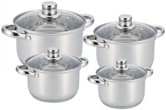 BN-206 Набор кастрюль 8 предметов