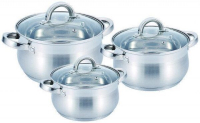 BN-234 Набор кастрюль 6 предметов (яблочная форма)