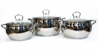BN-232 Набор кастрюль 6 предметов (яблочная форма)