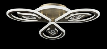 Светодиодная люстра LK29010/3+1 LED (BRUSH BRASS)