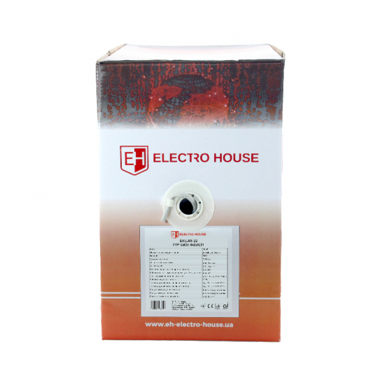 EH.LAN-22 FTP 4х2х0,51 CCA (пвх сірий) 305м