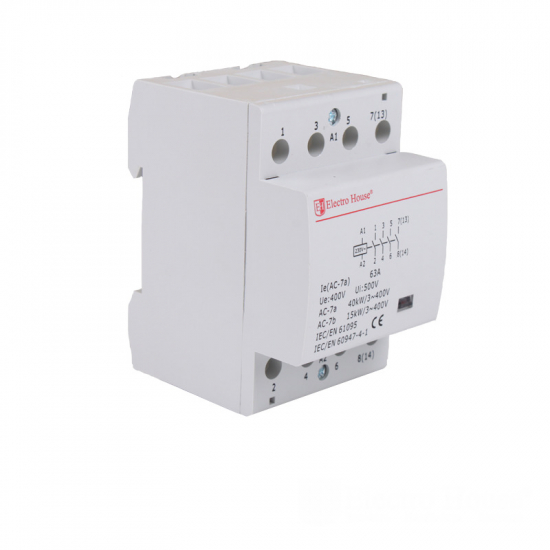 EH-MK-26 Контактор модульний 63 A 230V 4 нормально відкритих контакту