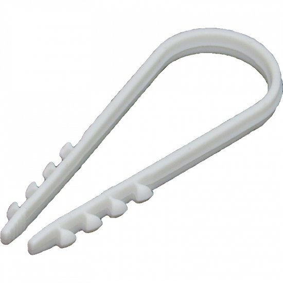 ЕН-С22 Кріплення монтажне для круглого кабелю Ø8 мм Øпід дюбель 6 мм 100 шт / уп