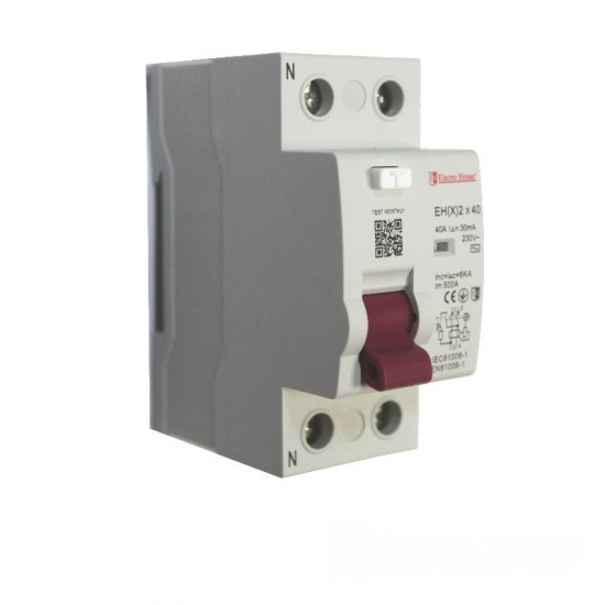 EH(x) 2x40 УЗО 2 полюса 40 A