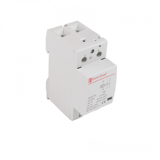 EH-MK-23 Контактор модульний 40 A 230V 2 нормально відкритих контакту