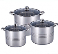 BN-215 Набор кастрюль 6 предметов 11л, 13л, 16л