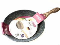 BN-531  Сковорода 26 см гранит. покритие с красним