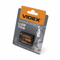 Аккумулятор Videx Li-Ion VLF-B12 (ЗАЩИТА) 1200mAh 1pcs BLISTER (12/96)