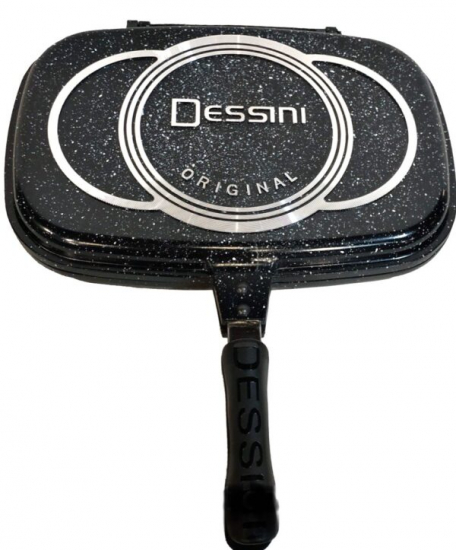 BN-555 Сковорода-гриль двойная чорна