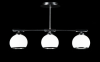 Люстра с плафонами L9804B/3 (CR+BLK)