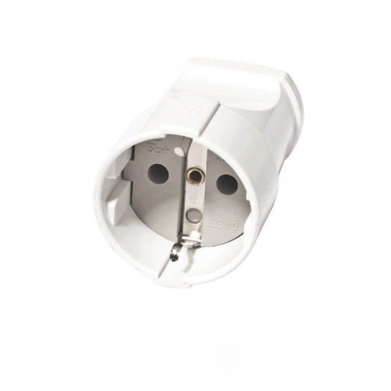 EH-2228 Штепсельне гніздо пряме з заземленням