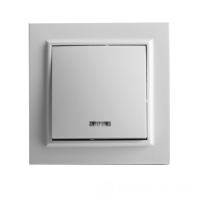 EH-2103 Вимикач з підсвічуванням Білий