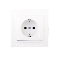 EH-2109 Розетка із заземленням 16 А Enzo Білий