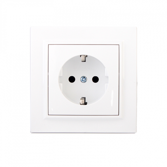 EH-2109 Розетка із заземленням 16 А Enzo Білий