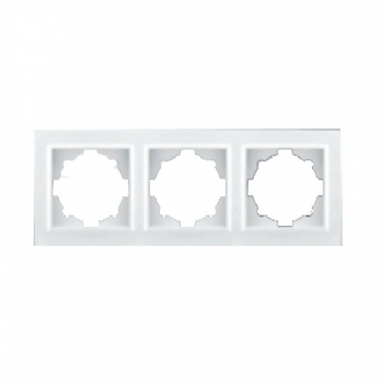 EH-2118 Рамка потрійна Enzo Білий