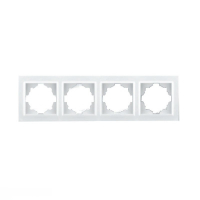 EH-2119 Рамка чотиримісна Enzo Білий