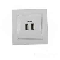 EH-5320 Розетка USB (2 порти) 2 A Enzo Білий