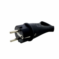 EH-RB-A45 Вилка кутова з кільцем с/з 45° Каучук