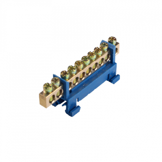 EH-BN-10 Шина нульова 10 отворів На DIN рейку