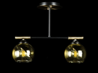 Люстра с плафонами L9804/2 (BLK+AB)