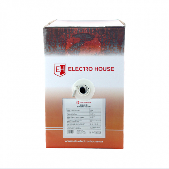 EH.LAN-21 UTP 4х2х0,51 CCA (пвх сірий) 305м
