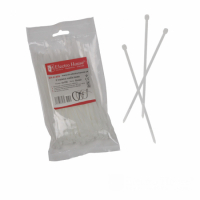 EH-K-005 Стяжка кабельна Білий 4х150 мм 100шт./п.