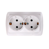 EH-2147 Розетка подвійна із заземленням 16 А Acura