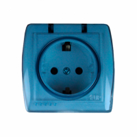 EH-2148 Розетка з заземленням з кришкою 16 А Acura