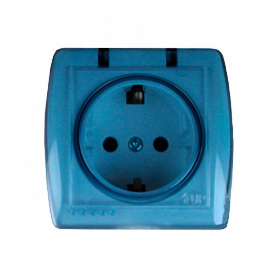 EH-2148 Розетка з заземленням з кришкою 16 А Acura