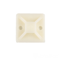 EH-PFA-02 Майданчик для стяжки самокл. 25х25 мм 100 шт ./уп. Білий