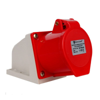 EH-PSS-432 Силовий штепсельний роз'єм 4x32 (стаціонарний)/3P+PE /32 A /380 – 415 В /IP44