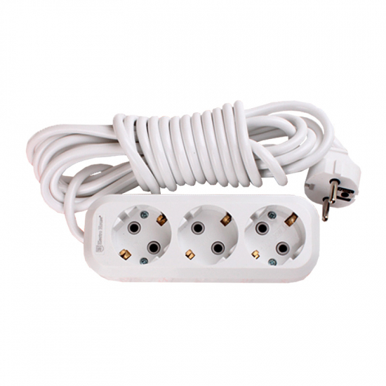 EH-2213 Подовжувач 3 гнізда з/з 5м