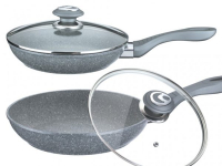 BN-514 Сковорода с крышкой\22 см с гранитным покрытием