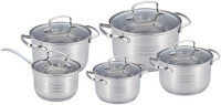 BN-203 Набор кастрюль 10 пред. 2,1л;2,1л;2,9л;3,9л;6,5л