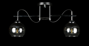 Люстра с плафонами LGH60016/2 (BK+CR)