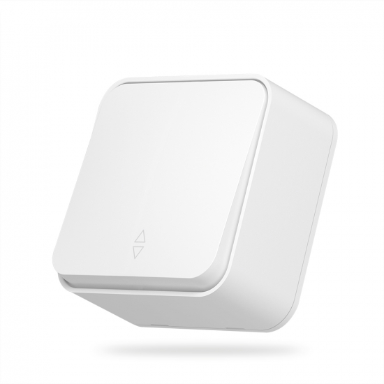 VIDEX BINERA IP20 Вимикач зовнішній одноклавішний прохідний білий (12/120)