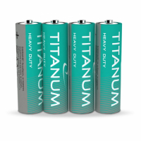 Батарейка сольова Titanum R6P/AA 4шт SHRINK  (40/960)