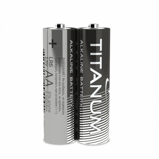 Батарейка лужна Titanum LR6/AA 2шт SHRINK  (40/720)